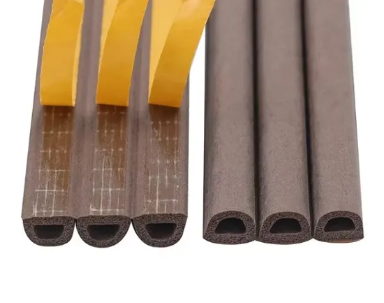 EPDM Rubber Seal Strip Weatherproof Doors Windows Soundproofing Seal Strip Collision Avoidance Rubber Self-Adhesive Weatherstrip Rubber Seal Strip
